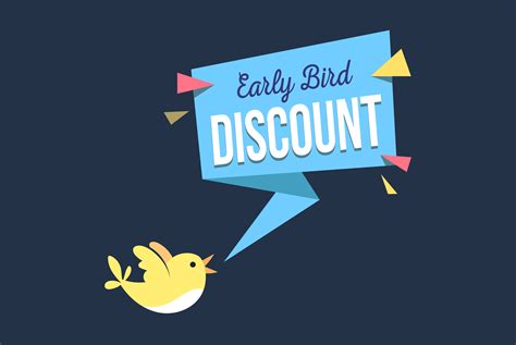 Book Early, Get Discounts